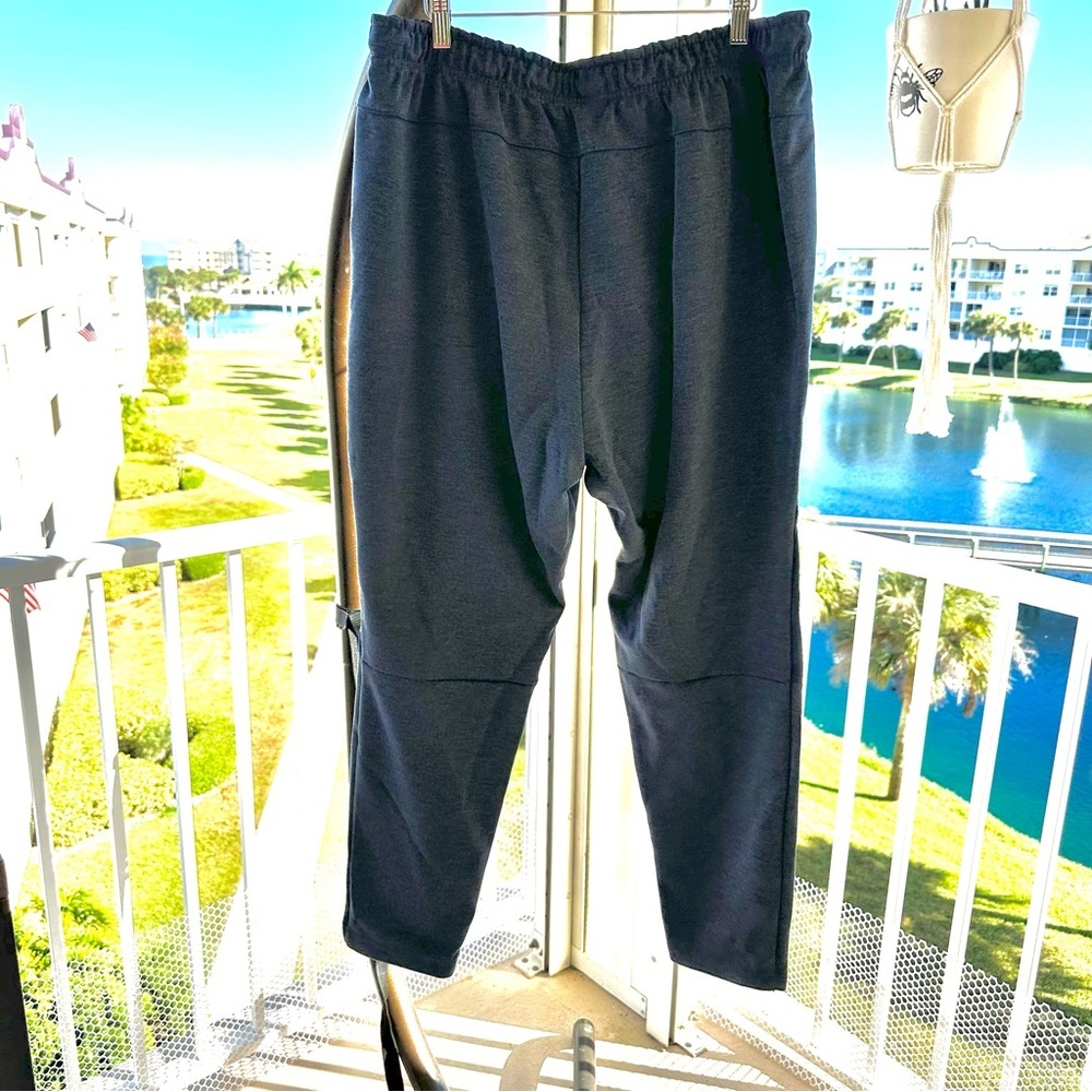 Nike Dryfit Warm Team Tapered Blue Syracuse Orange Thick Sweatpants, Size XL - Picture 3 of 11